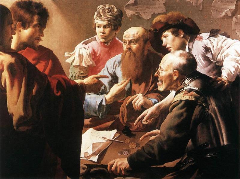 TERBRUGGHEN, Hendrick The Calling of St Matthew t